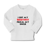 Baby Clothes I Get My Badassness from My Uncle Boy & Girl Clothes Cotton - Cute Rascals
