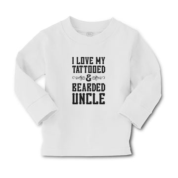 Baby Clothes I Love My Tattooed & Bearded Uncle Boy & Girl Clothes Cotton