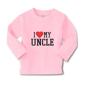 Baby Clothes I Love My Uncle Boy & Girl Clothes Cotton
