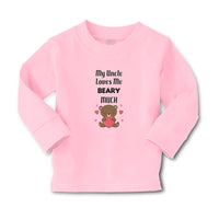 Baby Clothes My Uncle Loves Me Beary Much Boy & Girl Clothes Cotton - Cute Rascals