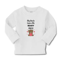 Baby Clothes My Uncle Loves Me Beary Much Boy & Girl Clothes Cotton - Cute Rascals