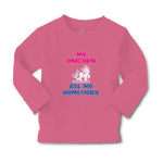 Baby Clothes My Unicorn Ate My Homework Boy & Girl Clothes Cotton - Cute Rascals