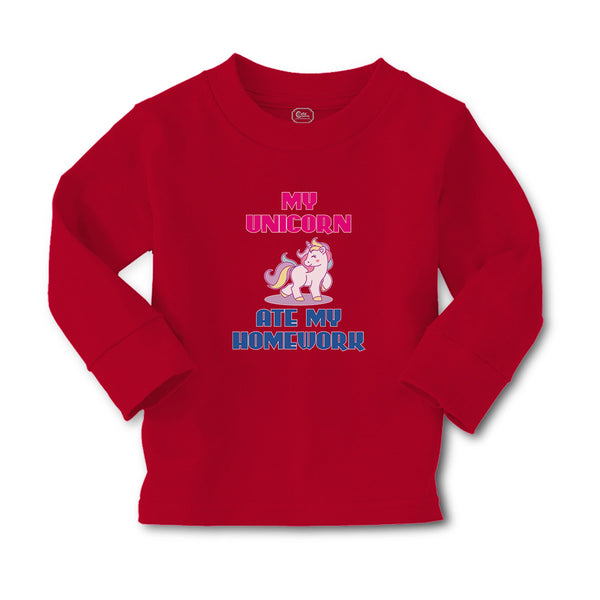 Baby Clothes My Unicorn Ate My Homework Boy & Girl Clothes Cotton - Cute Rascals