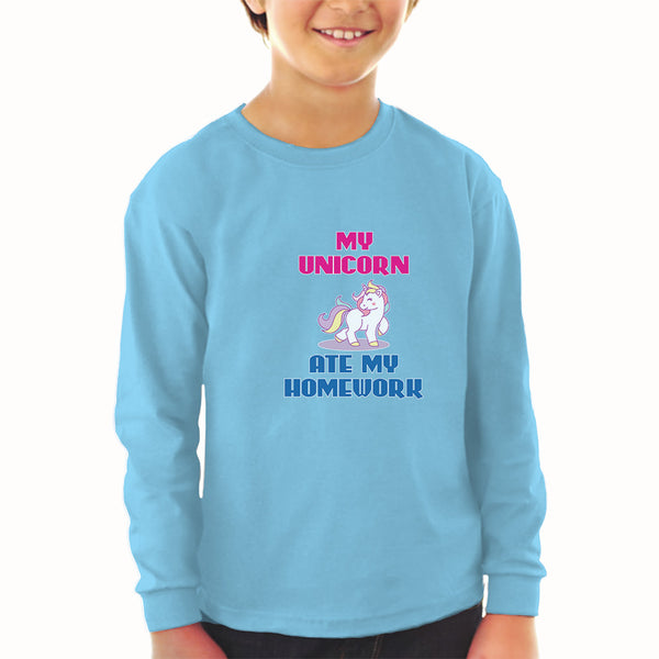 Baby Clothes My Unicorn Ate My Homework Boy & Girl Clothes Cotton - Cute Rascals