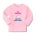 Baby Clothes My Unicorn Ate My Homework Boy & Girl Clothes Cotton - Cute Rascals