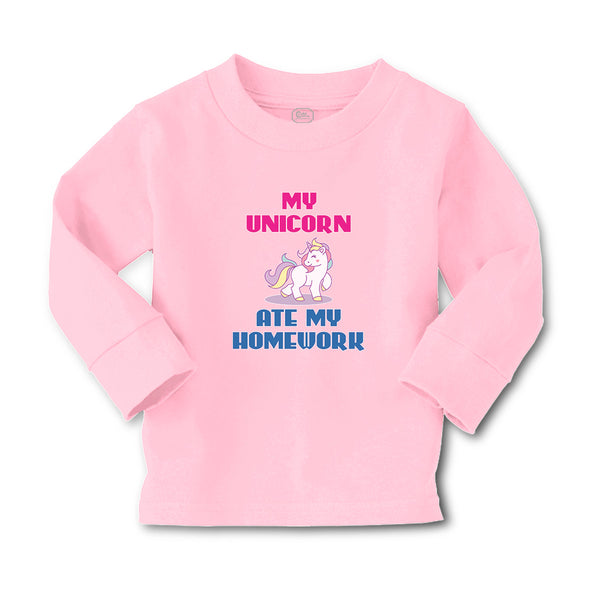 Baby Clothes My Unicorn Ate My Homework Boy & Girl Clothes Cotton - Cute Rascals