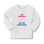 Baby Clothes My Unicorn Ate My Homework Boy & Girl Clothes Cotton - Cute Rascals