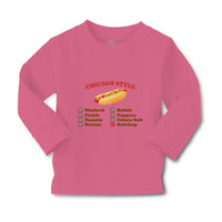 Baby Clothes Chicago Style Image of A Hot Dog Funny Humor Boy & Girl Clothes - Cute Rascals