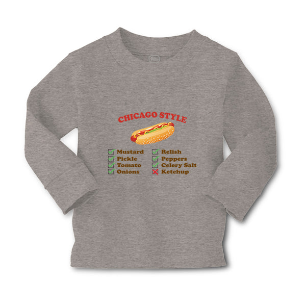 Baby Clothes Chicago Style Image of A Hot Dog Funny Humor Boy & Girl Clothes - Cute Rascals