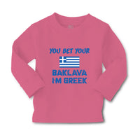 Baby Clothes You Bet Your Baklava I'M Greek Funny Humor Boy & Girl Clothes - Cute Rascals