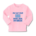 Baby Clothes You Bet Your Baklava I'M Greek Funny Humor Boy & Girl Clothes - Cute Rascals