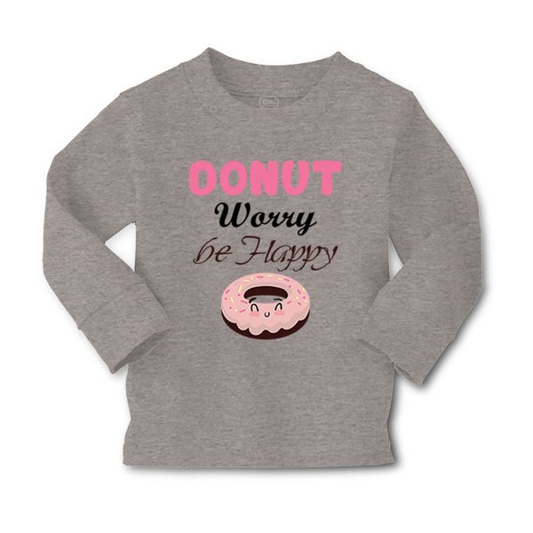 Baby Clothes Donut Worry Be Happy Funny Humor B Boy & Girl Clothes Cotton - Cute Rascals