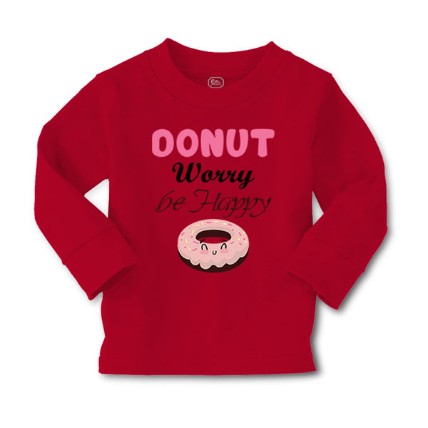 Baby Clothes Donut Worry Be Happy Funny Humor B Boy & Girl Clothes Cotton - Cute Rascals