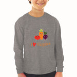 Baby Clothes I Love Veggies Vegetables Boy & Girl Clothes Cotton - Cute Rascals