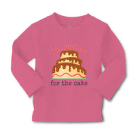 Baby Clothes I'M Just Here for The Cake Funny Humor Boy & Girl Clothes Cotton - Cute Rascals