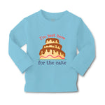 Baby Clothes I'M Just Here for The Cake Funny Humor Boy & Girl Clothes Cotton - Cute Rascals