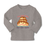 Baby Clothes I'M Just Here for The Cake Funny Humor Boy & Girl Clothes Cotton - Cute Rascals