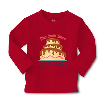 Baby Clothes I'M Just Here for The Cake Funny Humor Boy & Girl Clothes Cotton