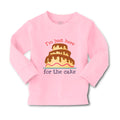 Baby Clothes I'M Just Here for The Cake Funny Humor Boy & Girl Clothes Cotton