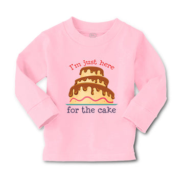 Baby Clothes I'M Just Here for The Cake Funny Humor Boy & Girl Clothes Cotton