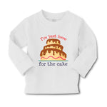 Baby Clothes I'M Just Here for The Cake Funny Humor Boy & Girl Clothes Cotton - Cute Rascals