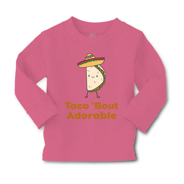 Baby Clothes Taco 'Bout Adorable Funny Humor Boy & Girl Clothes Cotton - Cute Rascals