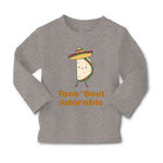 Baby Clothes Taco 'Bout Adorable Funny Humor Boy & Girl Clothes Cotton - Cute Rascals