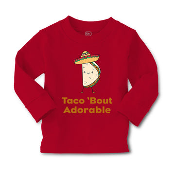 Baby Clothes Taco 'Bout Adorable Funny Humor Boy & Girl Clothes Cotton