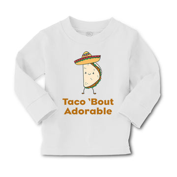 Baby Clothes Taco 'Bout Adorable Funny Humor Boy & Girl Clothes Cotton