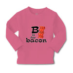 Baby Clothes B Is for Bacon Lover Funny Boy & Girl Clothes Cotton - Cute Rascals