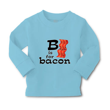 Baby Clothes B Is for Bacon Lover Funny Boy & Girl Clothes Cotton