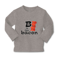 Baby Clothes B Is for Bacon Lover Funny Boy & Girl Clothes Cotton - Cute Rascals