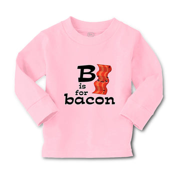 Baby Clothes B Is for Bacon Lover Funny Boy & Girl Clothes Cotton
