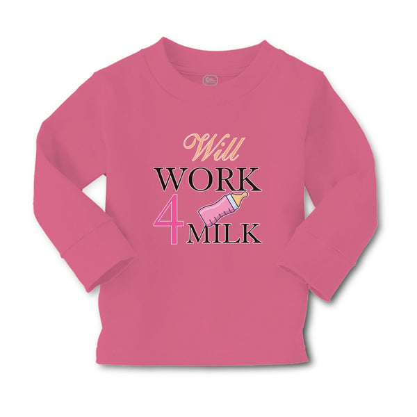 Baby Clothes Will Work 4 Milk Boy & Girl Clothes Cotton - Cute Rascals