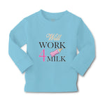 Baby Clothes Will Work 4 Milk Boy & Girl Clothes Cotton - Cute Rascals