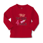 Baby Clothes Will Work 4 Milk Boy & Girl Clothes Cotton - Cute Rascals
