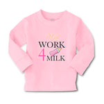 Baby Clothes Will Work 4 Milk Boy & Girl Clothes Cotton - Cute Rascals