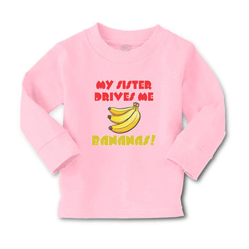 Baby Clothes My Sister Drives Me Bananas! Boy & Girl Clothes Cotton
