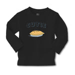 Baby Clothes Blue Word Cutie and Picture of A Pie Boy & Girl Clothes Cotton - Cute Rascals
