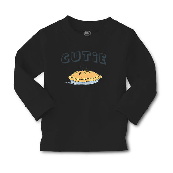 Baby Clothes Blue Word Cutie and Picture of A Pie Boy & Girl Clothes Cotton - Cute Rascals