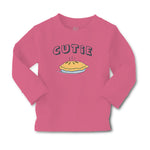 Baby Clothes Blue Word Cutie and Picture of A Pie Boy & Girl Clothes Cotton - Cute Rascals