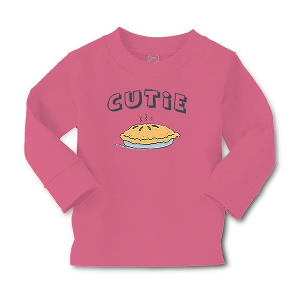 Baby Clothes Blue Word Cutie and Picture of A Pie Boy & Girl Clothes Cotton - Cute Rascals