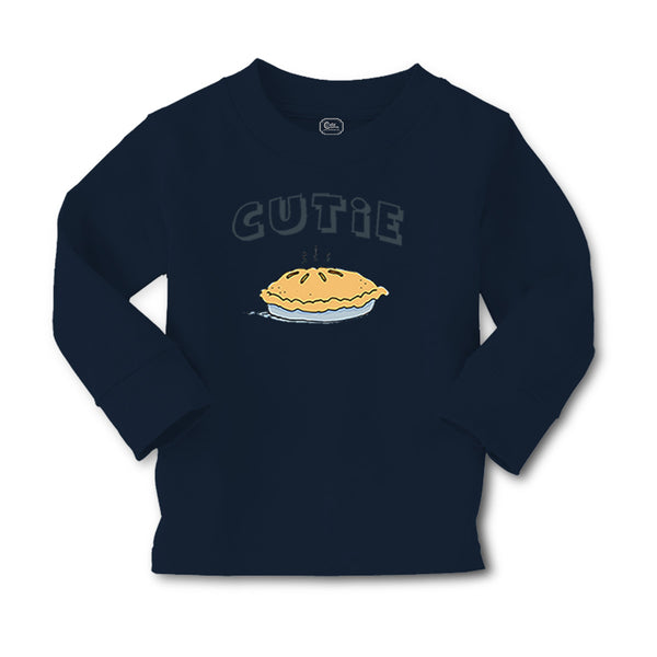 Baby Clothes Blue Word Cutie and Picture of A Pie Boy & Girl Clothes Cotton - Cute Rascals