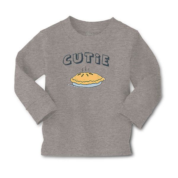 Baby Clothes Blue Word Cutie and Picture of A Pie Boy & Girl Clothes Cotton - Cute Rascals