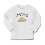 Baby Clothes Blue Word Cutie and Picture of A Pie Boy & Girl Clothes Cotton - Cute Rascals