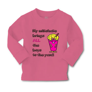 Baby Clothes Pink Milkshake Brings All Boys to Yard Boy & Girl Clothes Cotton