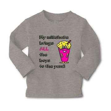 Baby Clothes Pink Milkshake Brings All Boys to Yard Boy & Girl Clothes Cotton