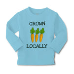 Baby Clothes 3 Carrots Grown Locally Vegetables Boy & Girl Clothes Cotton - Cute Rascals