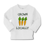 Baby Clothes 3 Carrots Grown Locally Vegetables Boy & Girl Clothes Cotton - Cute Rascals