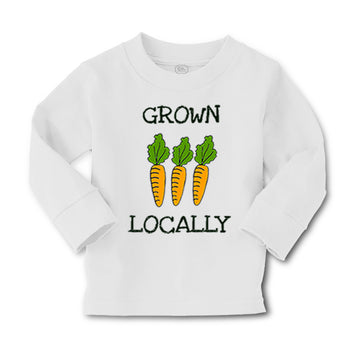 Baby Clothes 3 Carrots Grown Locally Vegetables Boy & Girl Clothes Cotton